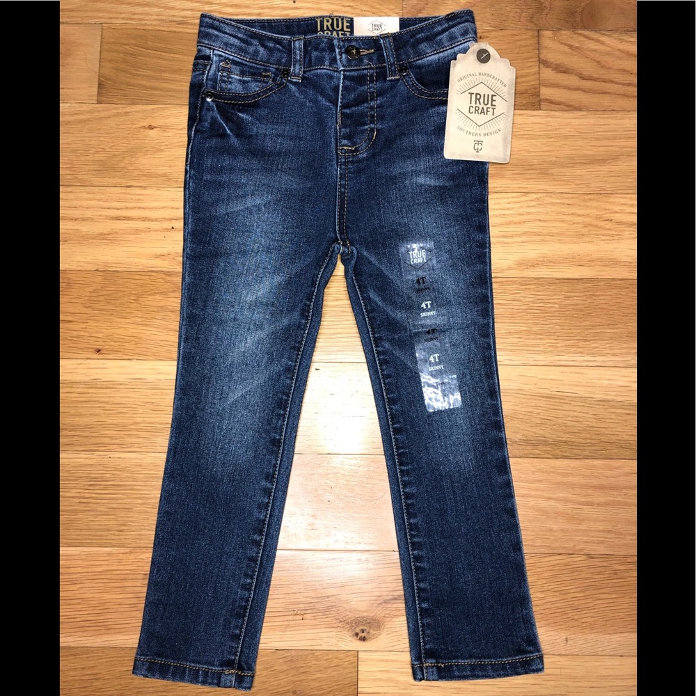 NWT Girl’s True Craft Skinny Jeans size 4T